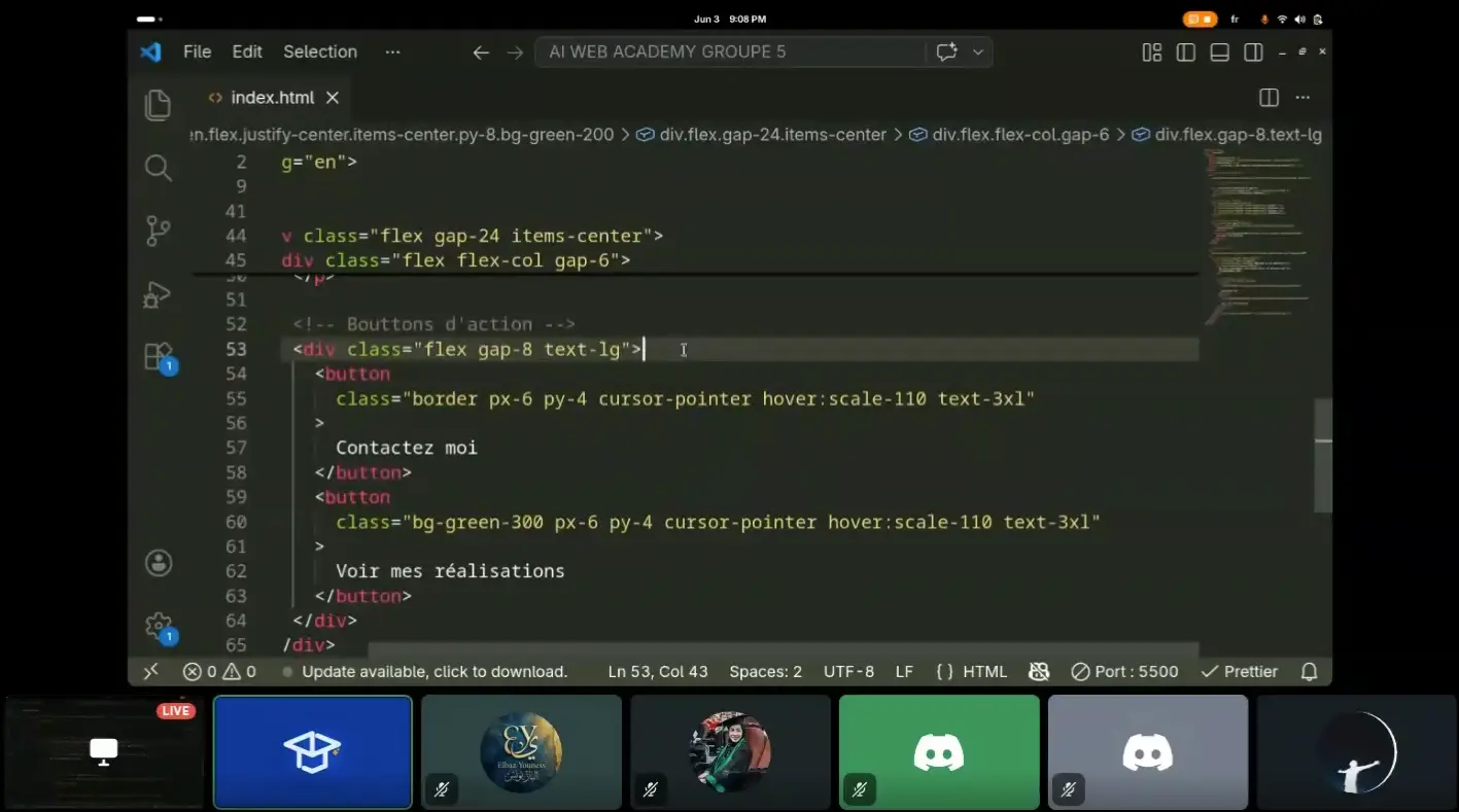 Discord Live Session Proof